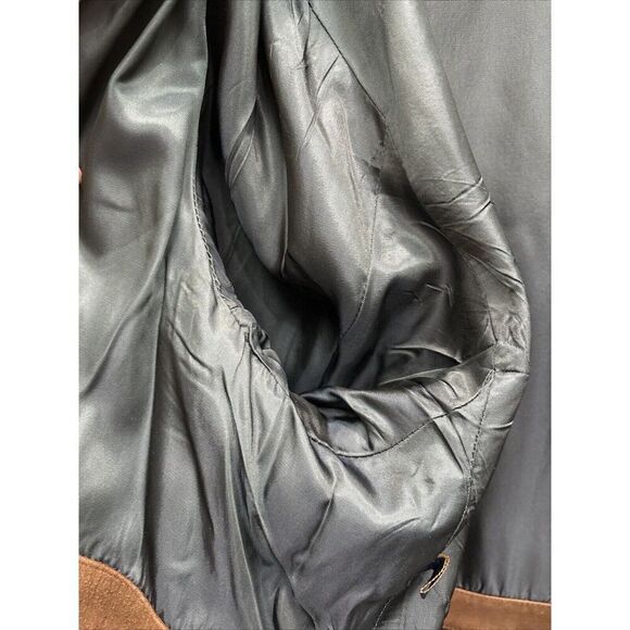 Coach Navy Blue Single Breasted Wool Pea Coat Fully Lined XL Men Lined Pockets - Picture 9 of 11